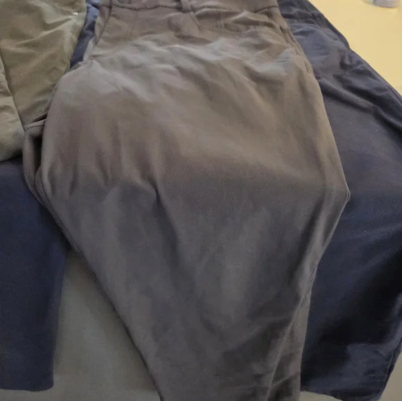 Men's Casual Pants - Navy, Olive, Grey and Khaki